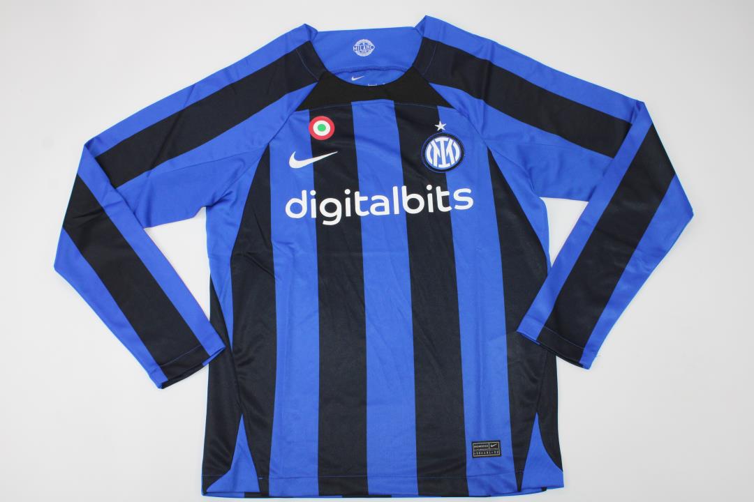 AAA Quality Inter Milan 22/23 Home Long Soccer Jersey